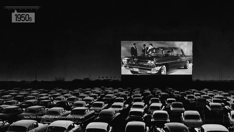 1950s Drive-In Theater