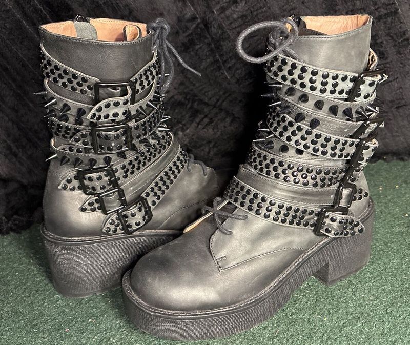 Edgy Spike Boots