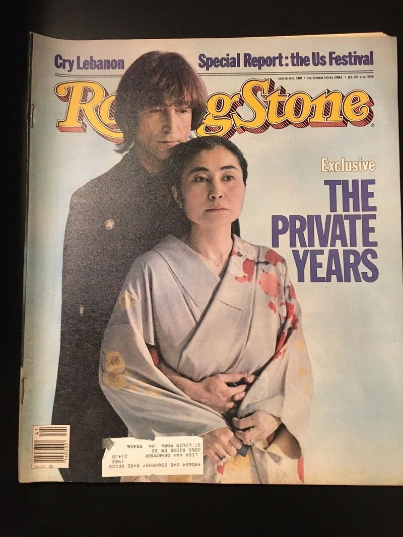 John Lennon and Yoko Ono - Rolling Stone, 1981