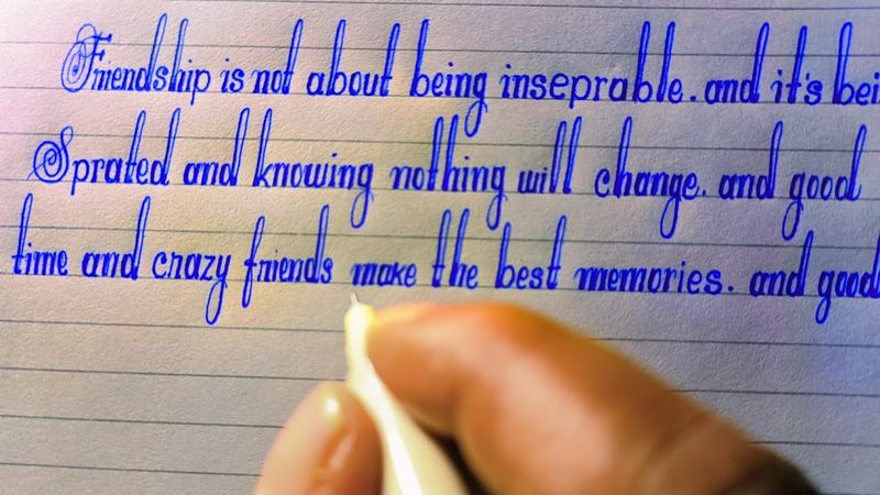 Penmanship as a Skill