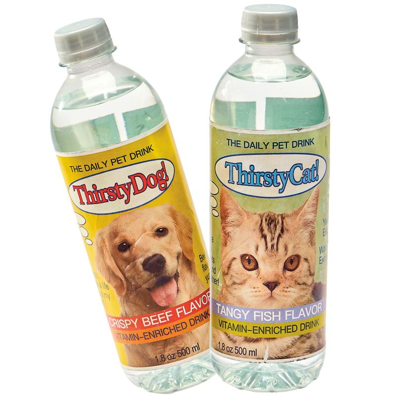 Thirsty Cat! and Thirsty Dog! Water