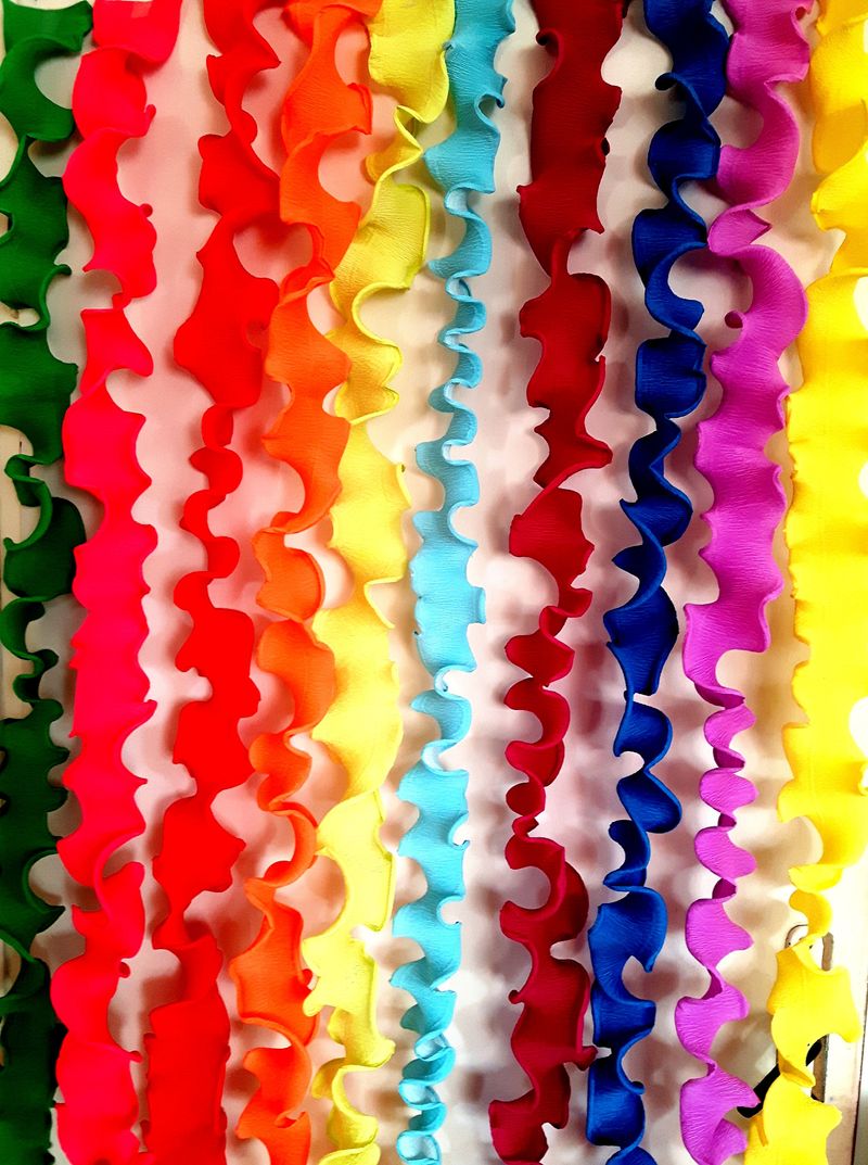 Crepe Paper Streamers Everywhere