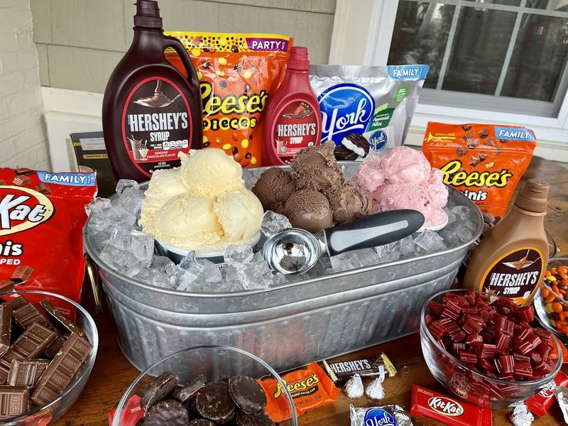 DIY Ice Cream Sundae Bar