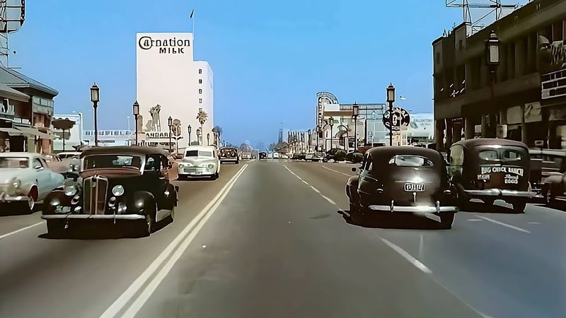 Hollywood Boulevard in Los Angeles