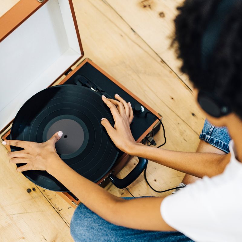 Listening to Vinyl Records