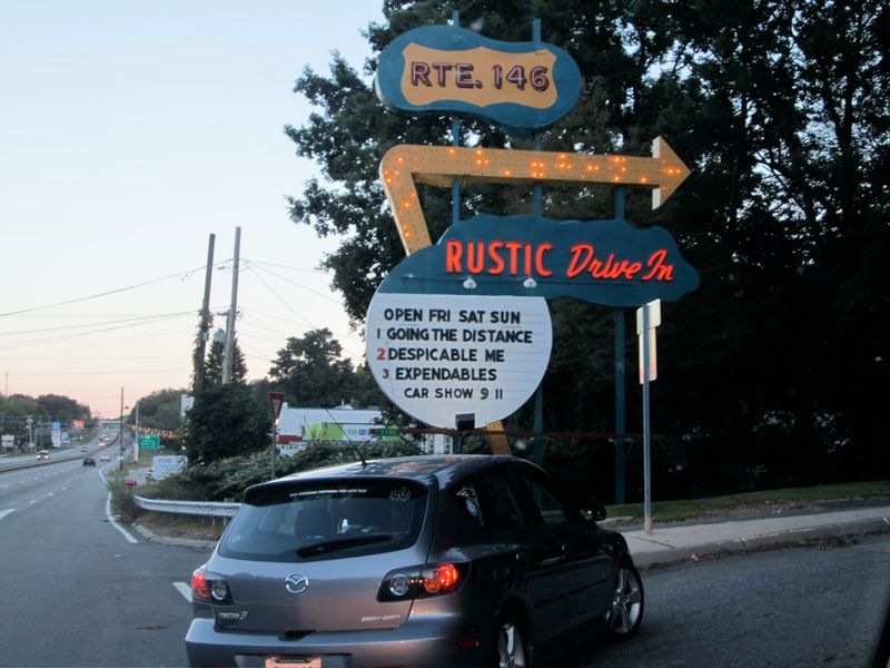 Rhode Island: Rustic Tri-View Drive-In