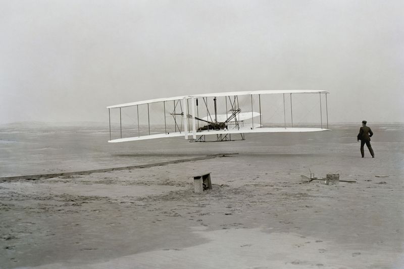 The Wright Brothers' First Flight