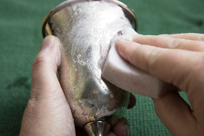 Polishing Silverware