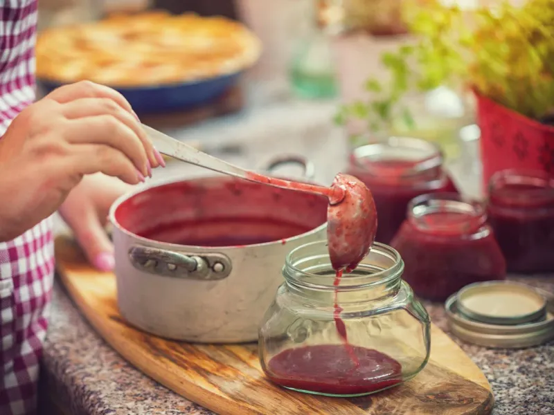 Making Homemade Jam