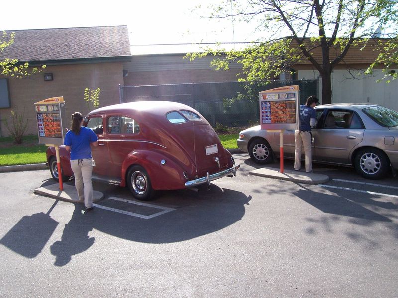 Car Hop Service at Drive-Ins