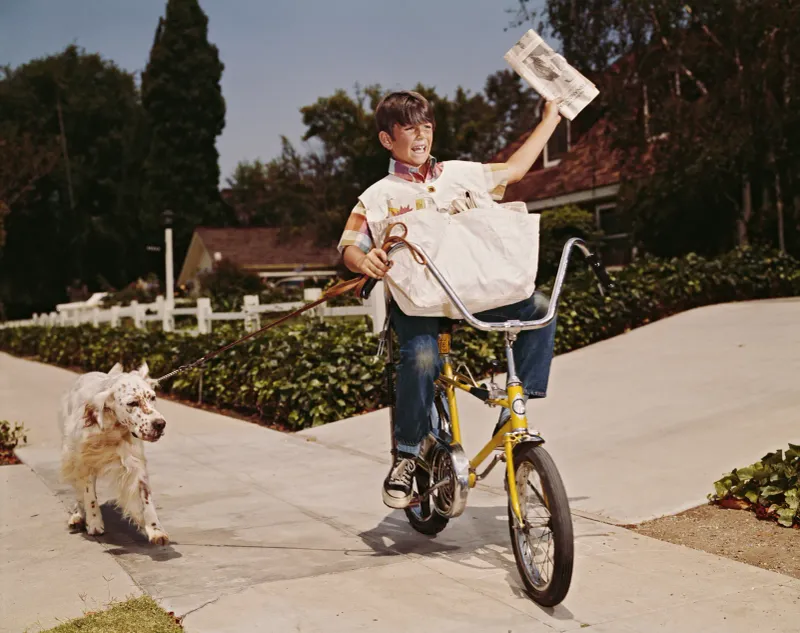 Newspaper Delivery by Kids