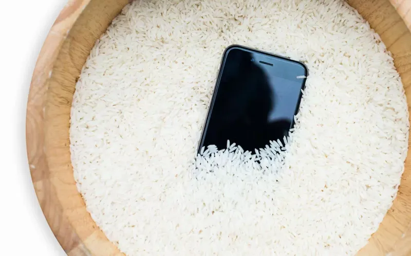 Rice for Drying Electronics