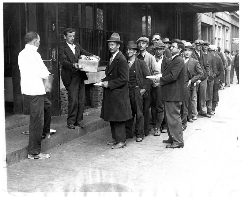 The Great Depression Bread Line