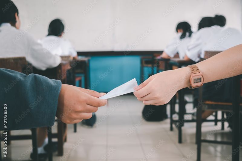 Passing Notes in Class – The analog version of sliding into DMs.