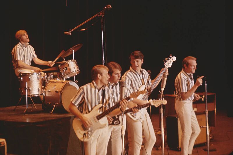 The Beach Boys' Surf-Inspired Show at a California Fairground (1964)