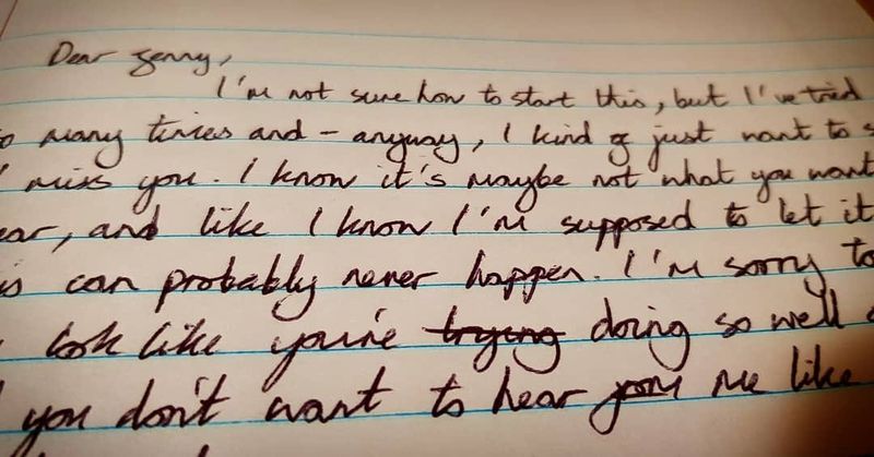 Writing Love Letters – Actual ink. On actual paper. Sealed with awkward perfume.