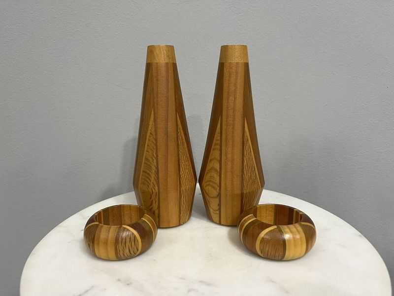 Mid-century Modern Salt and Pepper Shakers