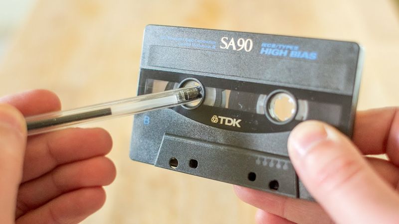 Perfectly Spooling the Tape with a Pencil