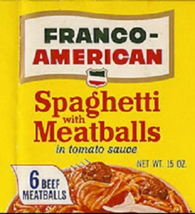 Franco-American Spaghetti in Meat Sauce