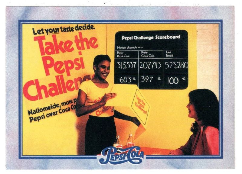 Pepsi Challenge Campaign