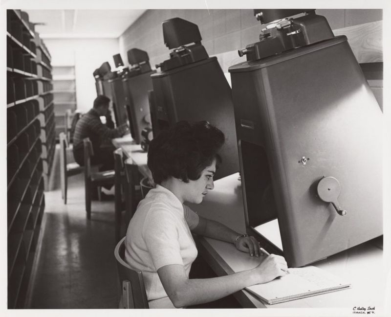 Operating a Microfilm Reader