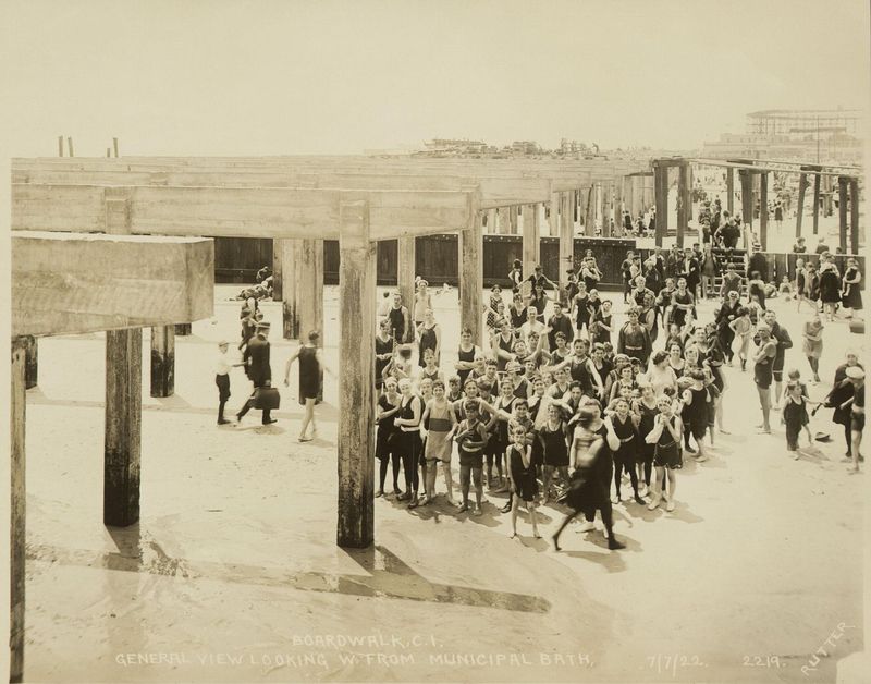The Boardwalk Under Construction, Early 1920s