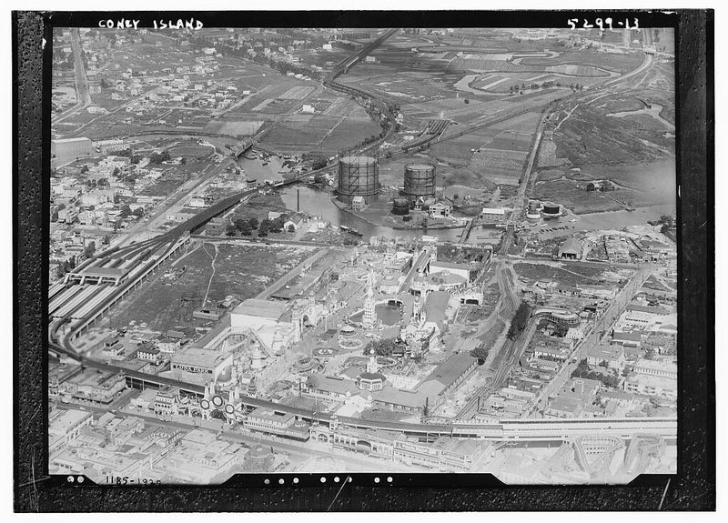 Aerial View of Coney Island, 1915