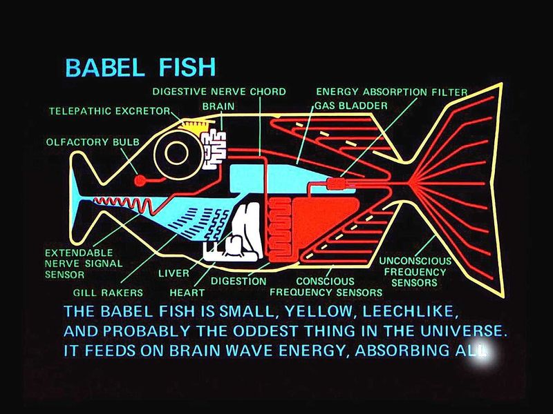 The Hitchhiker's Guide's Audio Translation Fish