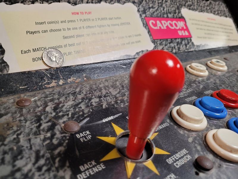 Arcade Game Coin Insertion