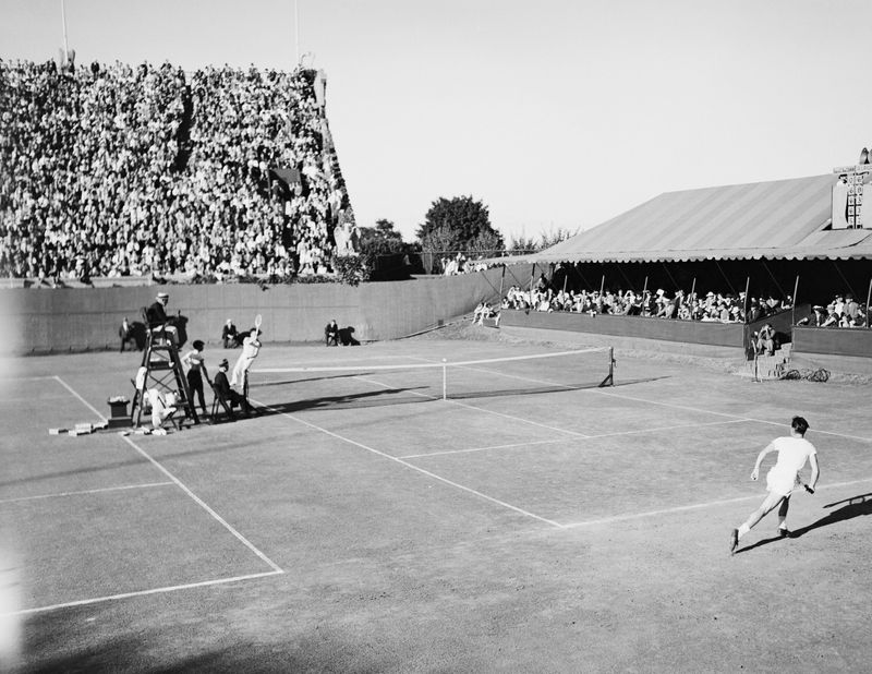 Central Park Tennis Courts, 1940s
