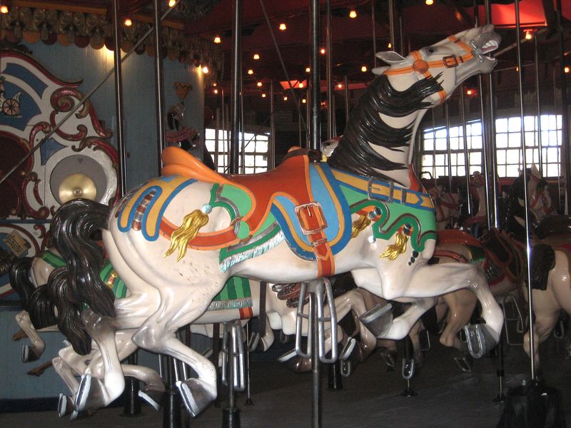 Central Park Carousel, 1940s