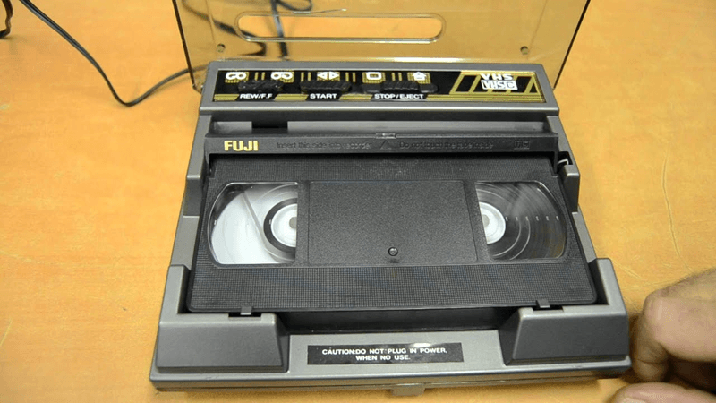 VHS Tape Rewinding Whirr