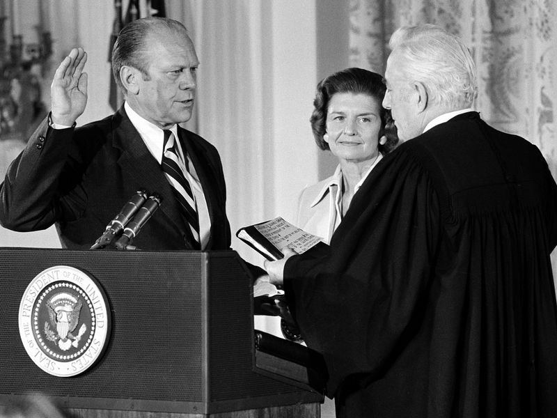 President Ford Takes the Oath of Office
