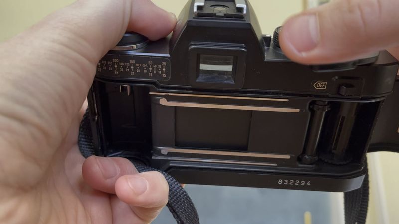 Film Camera's Advancing Lever
