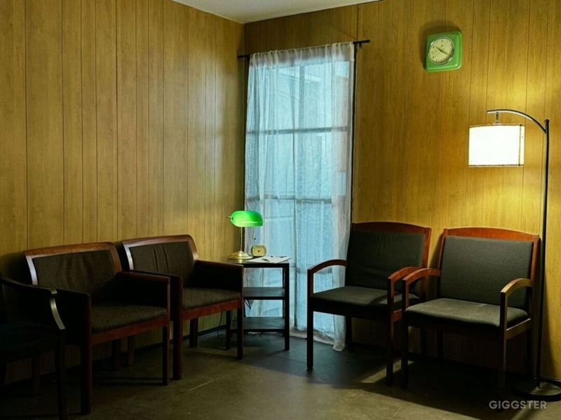 Wood-Paneled Waiting Rooms