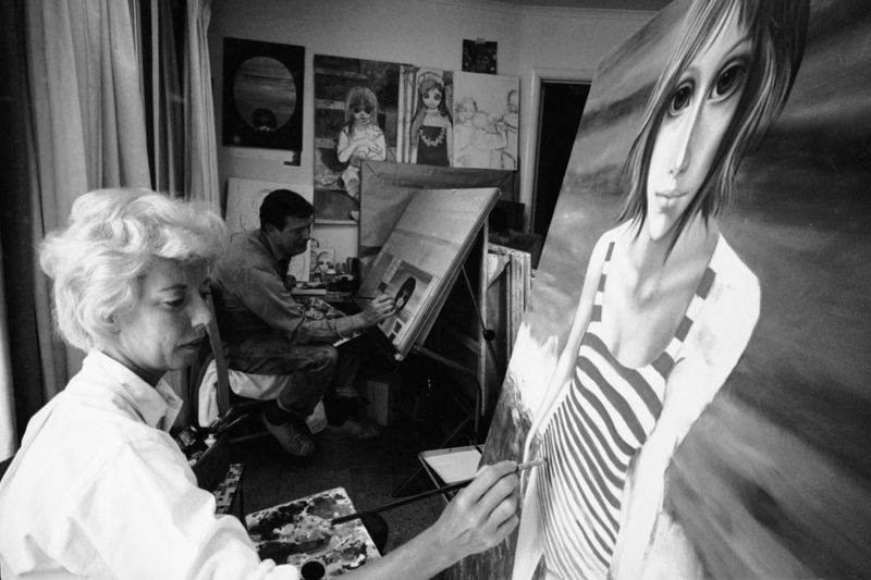 Margaret Keane's Husband Claimed Her Big-Eyed Paintings