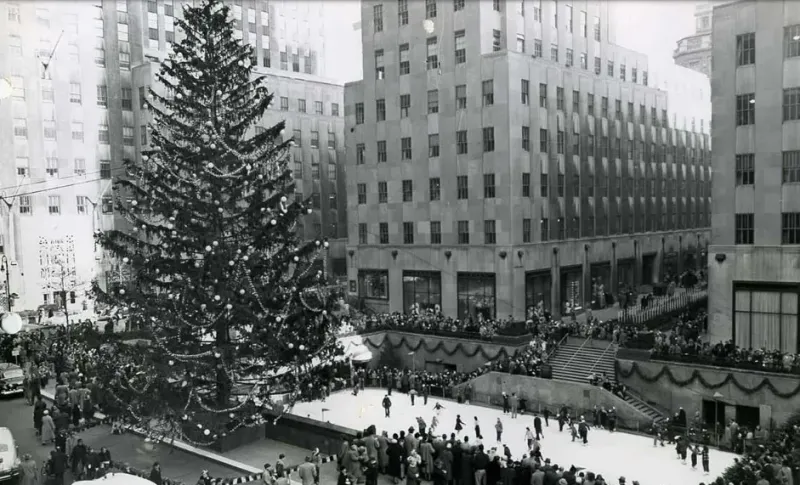 Rockefeller Center Christmas Tree, 1930s