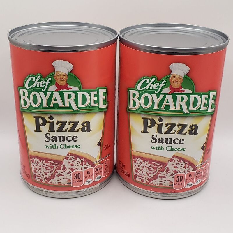 Chef Boyardee Pizza in a Can