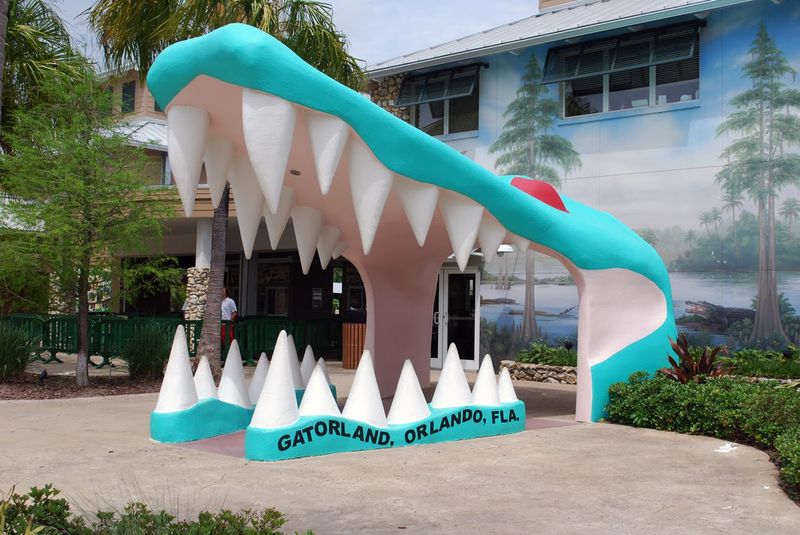 Gatorland's Toothy Entrance