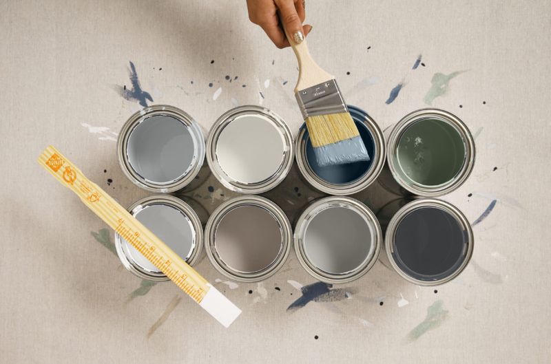 Mysterious Unlabeled Cans of Paint