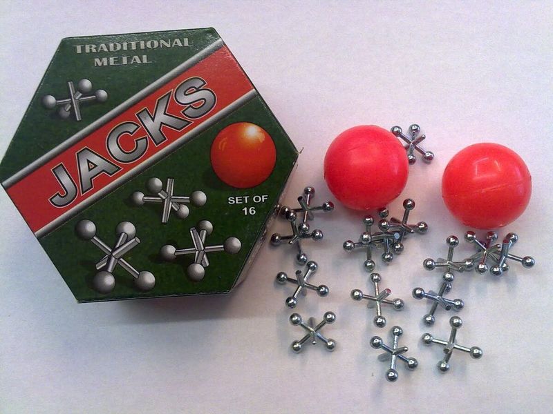 Jacks: Tiny Metal Stars and Bouncing Balls