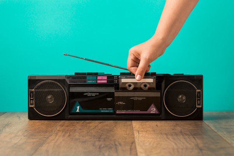 Cassette Tape Deck Buttons