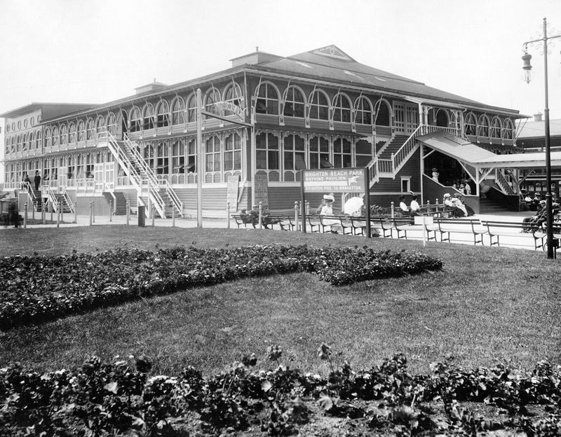 Bathing Pavilion at Manhattan Beach, 1890