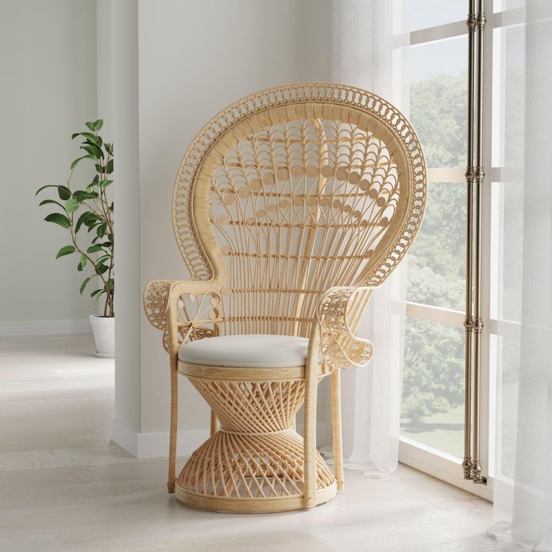 Rattan Peacock Chairs: The Wicker Thrones