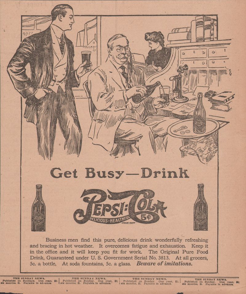 Pepsi's First Advertisement