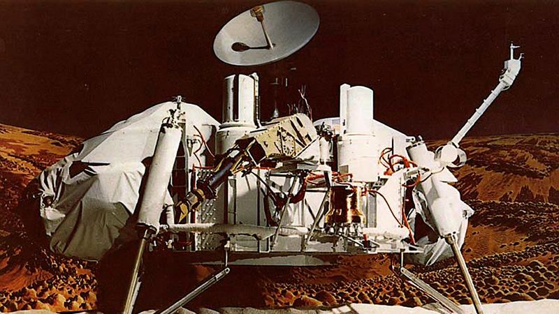 NASA's Viking Lands on Mars