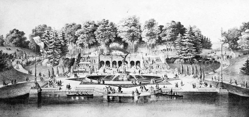 Bethesda Terrace in Winter, 1920s