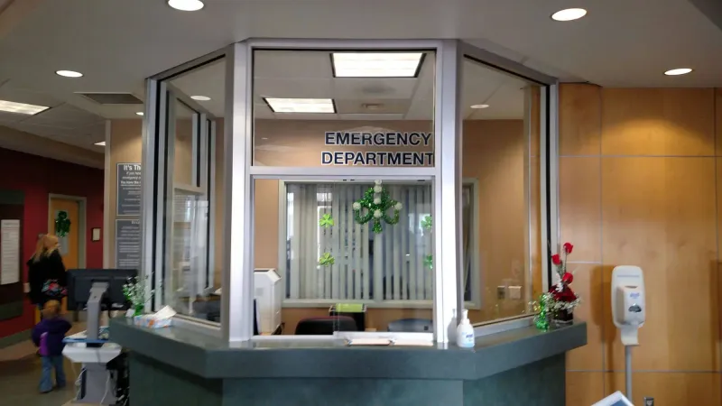 The Mysterious Sliding Glass Reception Window
