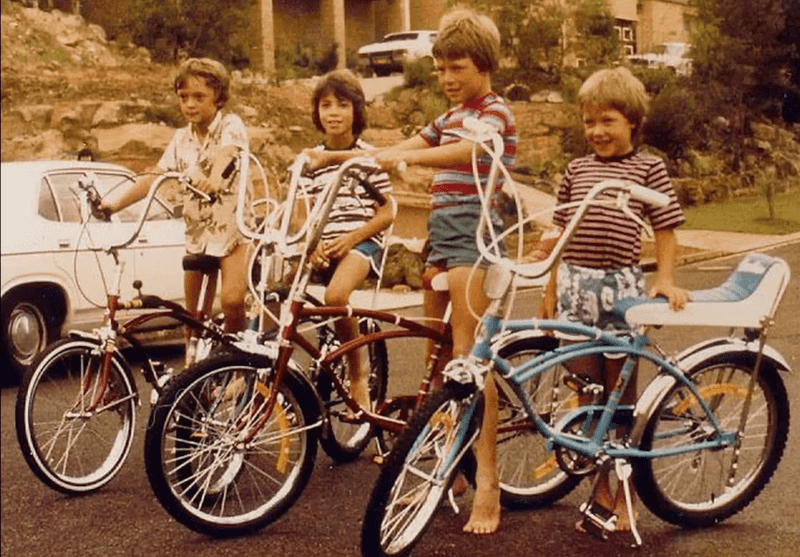 Cruising on Banana Seat Bikes