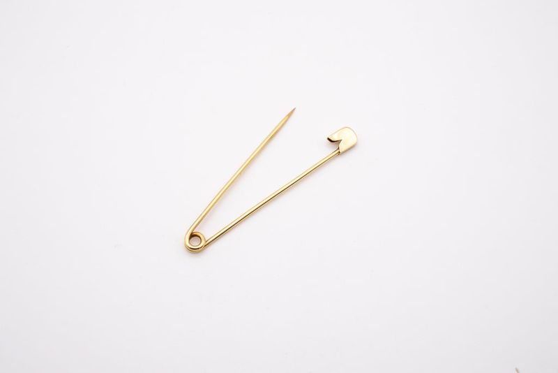 Safety Pins on a Card